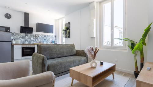 Curie 1er - Appart cosy & calme à 5 min de la gare - Foto 1, stove