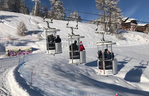 Duplex cosy pour 6 personnes- chalet des Pléiades -, départ skis aux pieds en bordure de piste sans portage - l'autre duplex mitoyen est également à nous - Foto 26