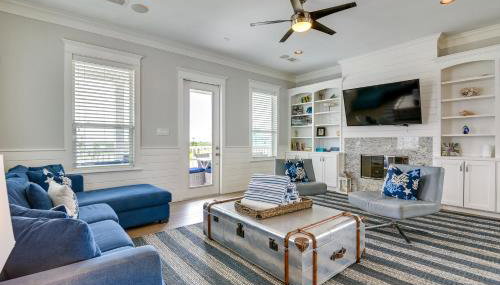 Walk to Ocean! Group Beach House in Galveston - Foto 3