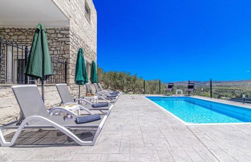 Elysian Stone Villa with Pool & Mountain View - Photo 50