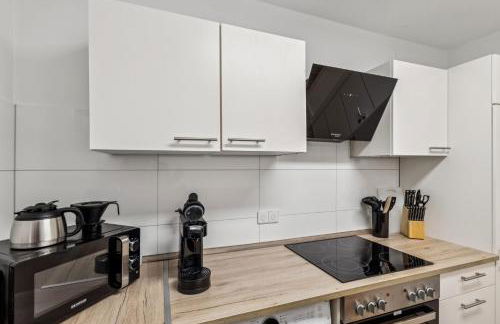 Skyview Apartment mit Balkon & Parkplatz - Foto 7