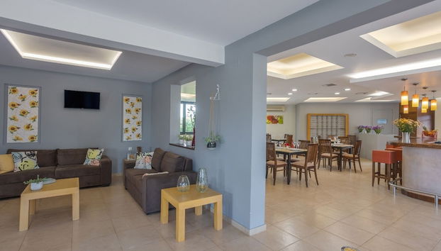 Zona de estar del vestíbulo