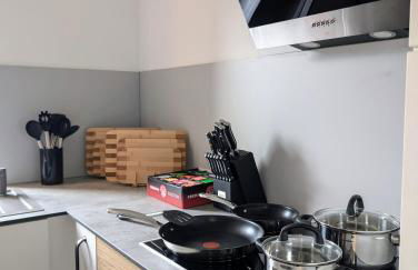 LuxApts Phantasialand-Köln-Messe-Balkon-Küche - Photo 10