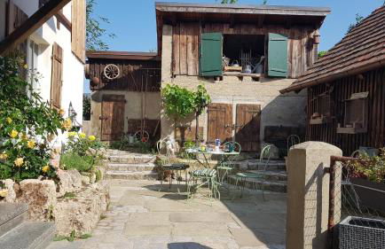 Historisches Fachwerkhaus "Hoher Hirschen" mit romantischem Hof und Garten - Charmantes Studio und grosses, museales Apartment - Foto 20