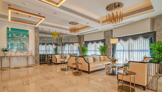 Zona de estar del vestíbulo