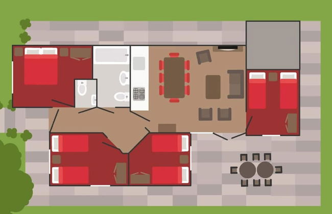 Bungalow in Netherlands With Garden Terrace - Photo 9