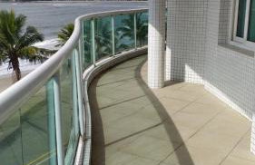 Apt com vista para o mar e churrasqueira - Foto 17