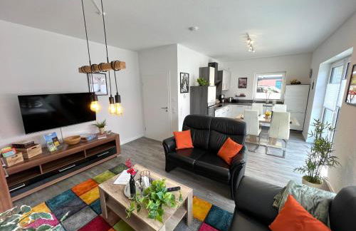 Ferienhaus "Elstar" Meppen Ebenerdig Carport Terrasse Neubau NETFLIX Free WIFI 2 Schlafzimmer Küche - Foto 6