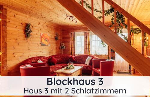 Der Fuchsbau - 3 separate Blockhäuser - ruhige Lage - 50m bis zum Wald - eingezäunter Garten - Foto 3