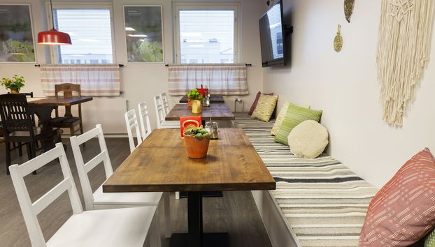 Zona de estar del vestíbulo