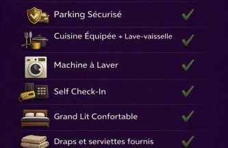 Studio central, parking, lit Queen size par ALP Chartres - Photo 2