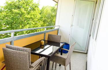 Messe-Apartment für 5 Gäste mit Balkon und Lift - Foto 14