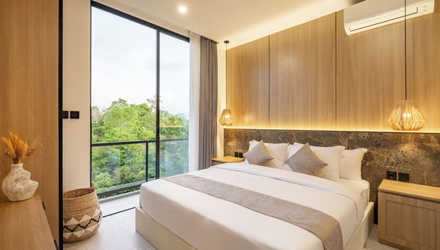 Tropical Villa 8A - 8 Min Melasti Beach - Foto 3, Habitación