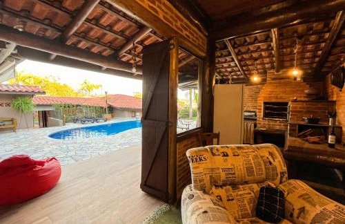 Casa de Hospedes Chalé Rustico com Banheira e Piscina Privativa a 1h de SP Espaço Totalmente Privativo - Foto 58