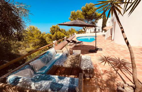 Ibiza Dream Villa Denia, Seaview, Pool, BBQ, Airco, Wifi - Foto 1