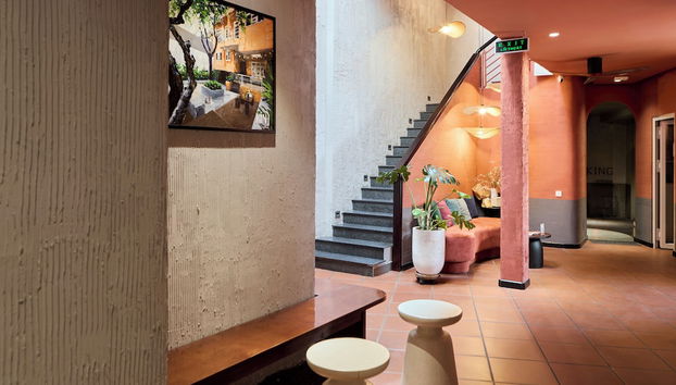 Zona de estar del vestíbulo