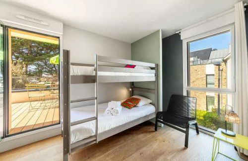 La Marinière - Terrasse et parking, proche plage - Foto 11