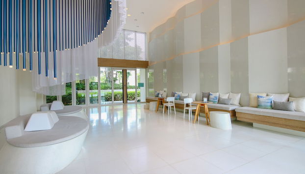 Zona de estar del vestíbulo