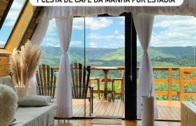 Chalé Alto do Morro 2 - conforto e vista deslumbrante - Foto 1