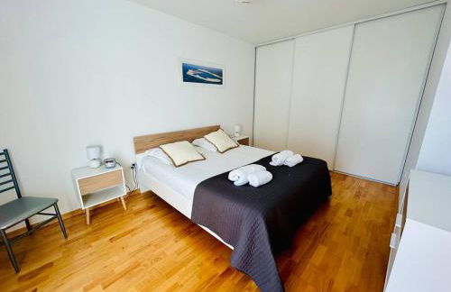 T3/4-6pers/5'piedplage/centreville/parking/wifi - Foto 7