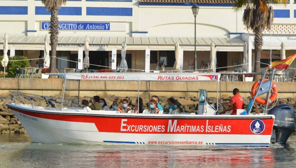 Navegando pelas águas de Isla Cristina