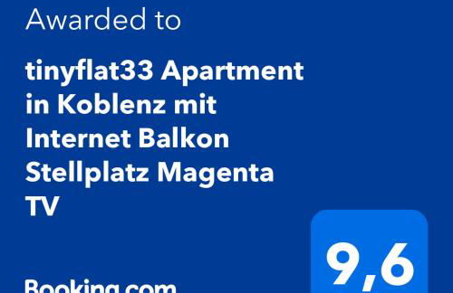 tinyflat33 Apartment in Koblenz mit Internet Balkon Stellplatz Magenta TV - Foto 8