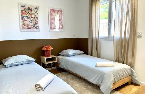 Villa rénovée au calme, piscine chauffée et jardin - Bisca - Foto 10