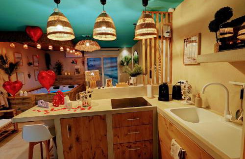 Les Spas de la Mer, Appart&Spa Aloha, 100m de la plage, Plein cœur du Grau - Photo 13