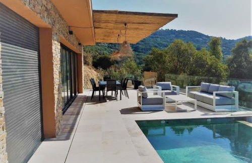 Villa neuve vue mer et îles d'Or - Foto 5