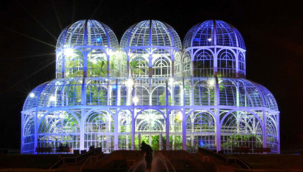 Jardim Botânico iluminado