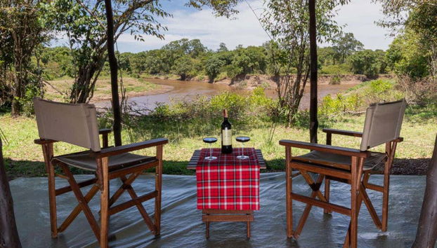 La terrasse du campement