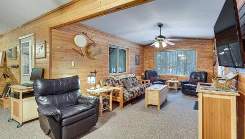 Woodland Cabin with Fishing, ATV and Snowmobile Trails - Foto 4