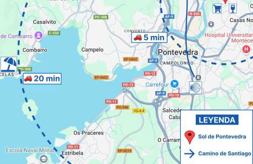 5min Pontevedra en coche, x2 Parkings, Taxi privado - con coste - Foto 7