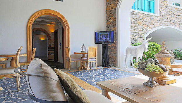 Zona de estar del vestíbulo