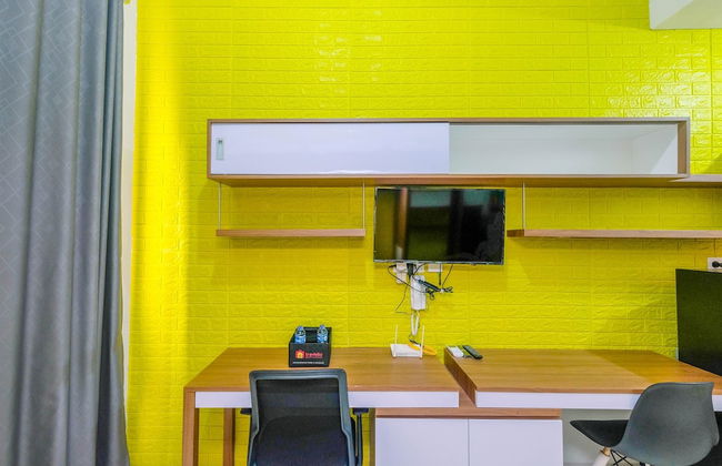 Cozy Studio with Bunk Bed at Dave Apartment near UI - Foto 8