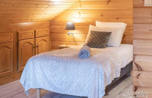 Chalet La Calougeotte, jardin, spa et sauna privés - Foto 21
