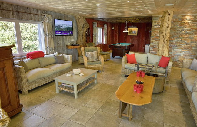 Comfortable Chalet With Indoor Pool, Hammam and Sauna Near Stoumont - Foto 15