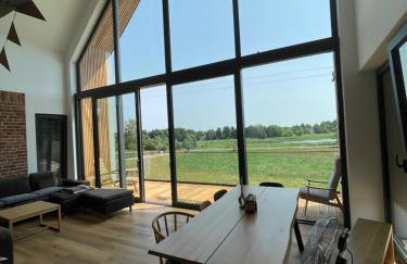 Rumiane pola - stodoła na Mazurach z widokiem na jezioro - Foto 20