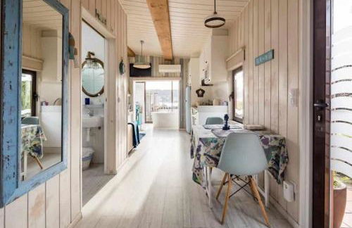 Mar no Camiño Terraza, chimenea de leña y bañera con vista al mar - Foto 1