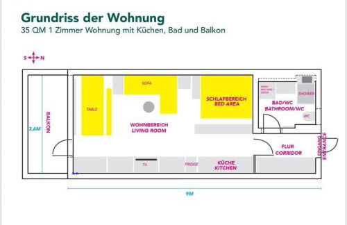 Moderne 1-Zimmer Wohnung stadtnah - Foto 11