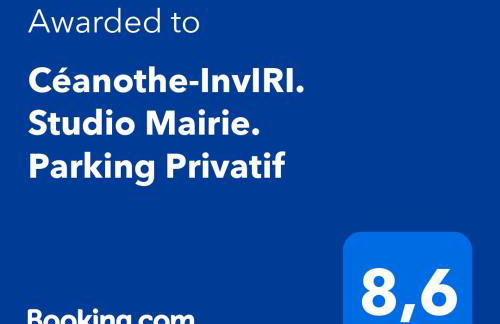 Céanothe-InvIRI. Studio Mairie. Parking Privatif - Foto 2