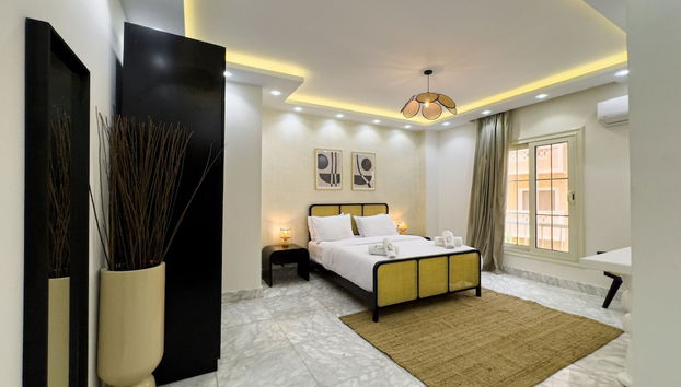 Xuru Stays I New Cairo - 15 Min to Airport - Foto 5, Habitación