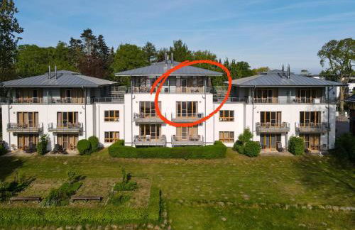 Apartment mit Seeblick - 950 m zum Hundestrand - Wiesengeflüster - Foto 23