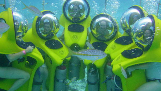 Scooters subaquáticas em Punta Cana