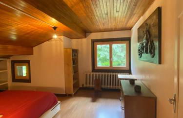 Logement mansardé dans maison avec jardin en bord de piste, vue montagne - Foto 4