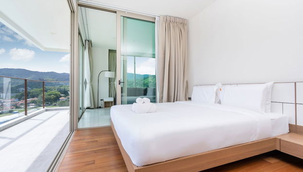 Sea View 2BR Apartment C73 in Oceana - Foto 3, Habitación