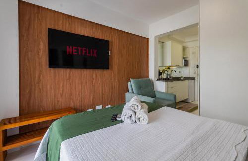 Studio Conforto com Piscina e Ar condicionado - Foto 43