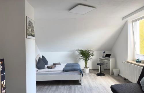 Möbliertes Apartment in Herne-Mitte mit Parkplatz, Arbeitsplatz, WLAN- Super Anbindung an Autobahnen und ÖPNV -Für 1bis 3 Personen - Foto 11
