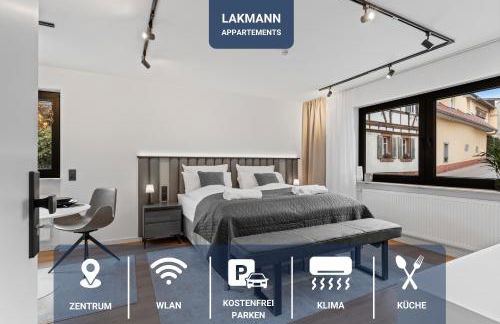 1-2 Personen - Parkplatz - Fahrradgarage - Zentrum - Küche - Klima - Foto 1