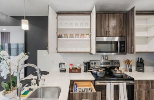 Modern 1BR w Parking, Near Temple Square & Delta Center - Foto 4